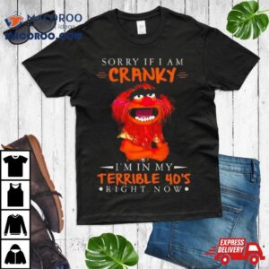 Muppet Sorry If I Am Cranky I’m In My Terrible 40’s Right Now T Shirt 4 Muppet Sorry If I Am Cranky I M In My Terrible S Right Now Tshirt