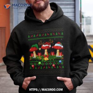 mushroom lover xmas santa mushroom christmas vintage shirt hoodie
