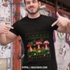 Mushroom Lover Xmas Santa Mushroom Christmas Vintage Shirt