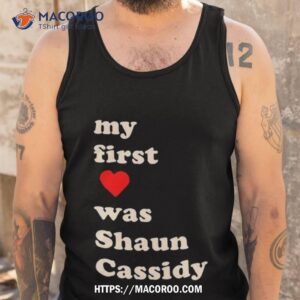 My First Was Shaun Cassidy Tank Top