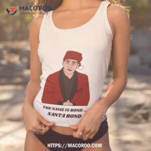 My Name Is Santa Bond Christmas The Office Shirt