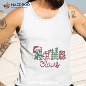 nana clause cute christmas shirt tank top 3