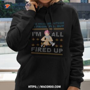 Natsu Xmas Demon Slayer Hoodie 2