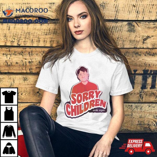 Naughty Uncle Roger Says Sorry Children Shirt