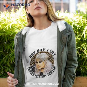 Nay Nay Murder Mystery Makeup Bailey Sarian Suspish Leopard Pattern Shirt