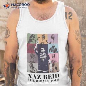 naz reid the wolves tour shirt tank top