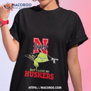 Ncaa Grinch Zipper I Hate People But I Love My Nebraska Cornhuskers T Shirt