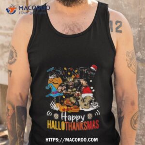 ncaa new orleans saints mascot happy hallothanksmas shirt tank top