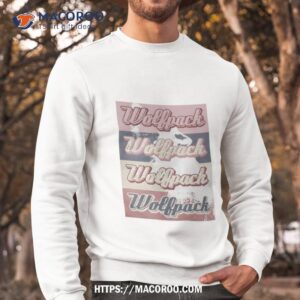 Ncsu Wolfpack Retro Typography Sweatshirt