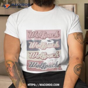 Ncsu Wolfpack Retro Typography T Shirt