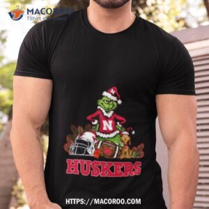 Nebraska Cornhuskers Grinch And Dog Christmas Shirt