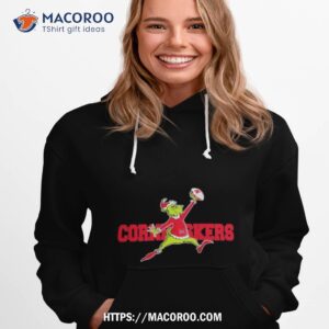 Nebraska Cornhuskers Santa Grinch Air Jordan Rugby Christmas Hoodie 1