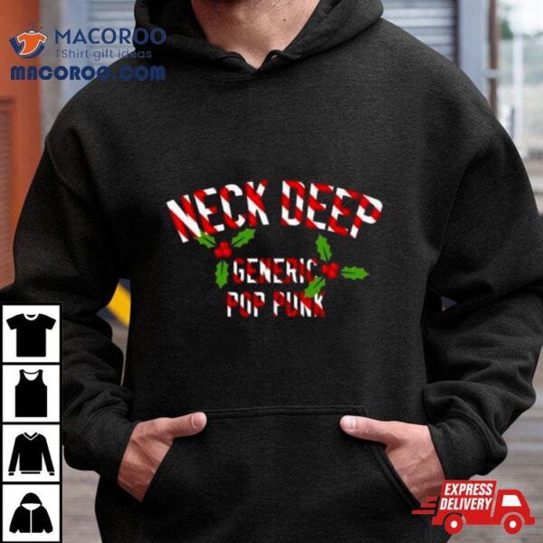 Neck Deep Generic Pop Punk Christmas 2023 T Shirt