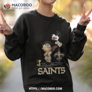 New Orleans Saints The Peanuts Christmas 2023 Shirt 3 New Orleans Saints The Peanuts Christmas 2023 Sweatshirt 2