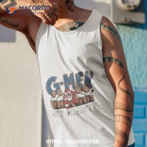 New York Giants G Men Christmas Tank Top 1