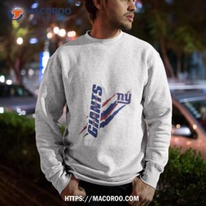 new york giants starter color scratch logo shirt sweatshirt