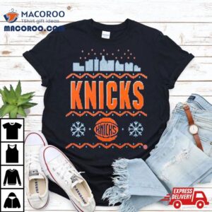 New York Knicks Holiday Ugly Christmas Tshirt