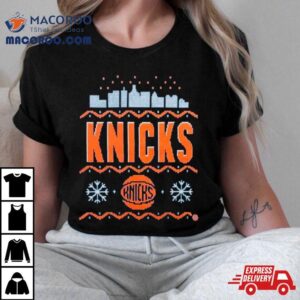 New York Knicks Holiday Ugly Christmas Tshirt