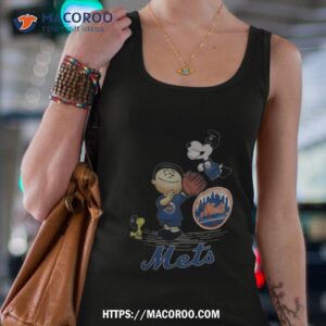 New York Mets The Peanuts Christmas 2023 Tank Top 4