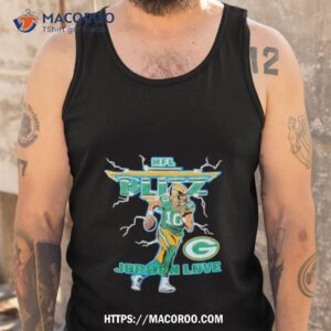 nfl blitz green bay packers jordan love retro shirt tank top