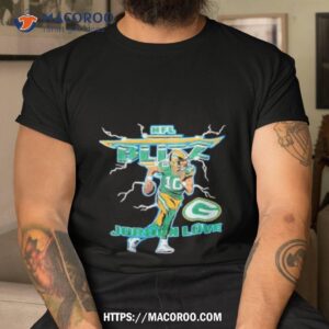 Nfl Blitz Green Bay Packers Jordan Love Retro Shirt
