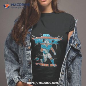 Nfl Blitz Miami Dolphins Tyreek Hill Retro Miami Dolphins Shirt