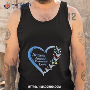 nfl houston texans autism accept understand heart love shirt tank top