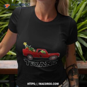 Nfl Houston Texans Santa Grinch Driving Truck Christmas 2023 T Shirt