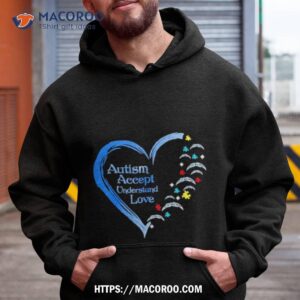 nfl los angeles chargers autism accept understand heart love shirt hoodie