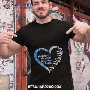 Nfl New England Patriots Autism Accept Understand Heart Love Shirt