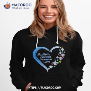 Nfl New Orleans Saints Autism Accept Understand Heart Love Hoodie 1