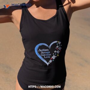 Nfl New Orleans Saints Autism Accept Understand Heart Love Tank Top 2