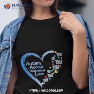 Nfl New York Giants Autism Accept Understand Heart Love Shirt