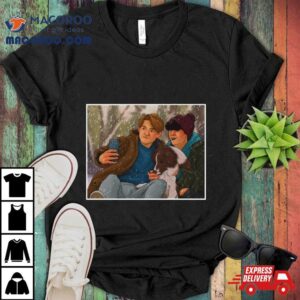 Nick And Charlie Heartstopper Snow Day Drawing Nellie Tshirt