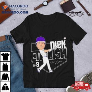 Nick English Kansas State Wildcats Catcher Signature Tshirt