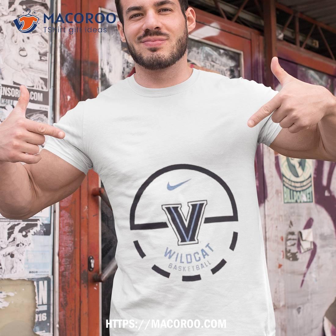 Nike Villanova Wildcats Free Throw Basketball T Shirt Nike Villanova Wildcats Free Throw Basketball T Shirt