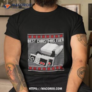Nintendo Entertainment System Best Ever Ugly Christmas Shirt