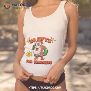 no gifts for groomers christmas tank top 1