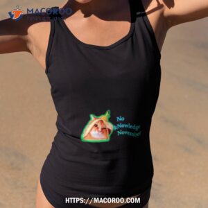 No Knowledge November Cat Banana Meme Shirt