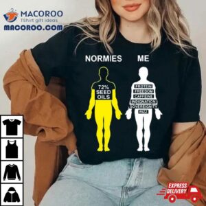 Normies 72% Seed Oils Vs Me Protein Freedom Caffeine Indignation Sovereignty Rizz Sweatshirt
