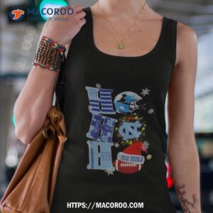North Carolina Tar Heels Ncaa Ho Ho Ho Christmas Tank Top 4