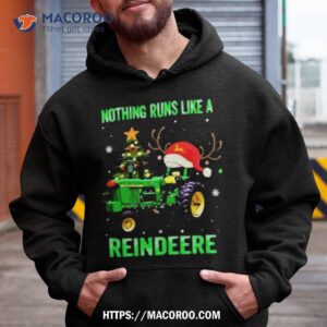 Nothing Runs Like A Reindeere Christmas Car And Tree T Shirt