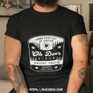 oh deer diner crest alan wake tshirt