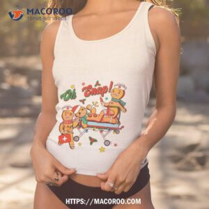 Oh Snap Gingerbreads Bone Tank Top 1