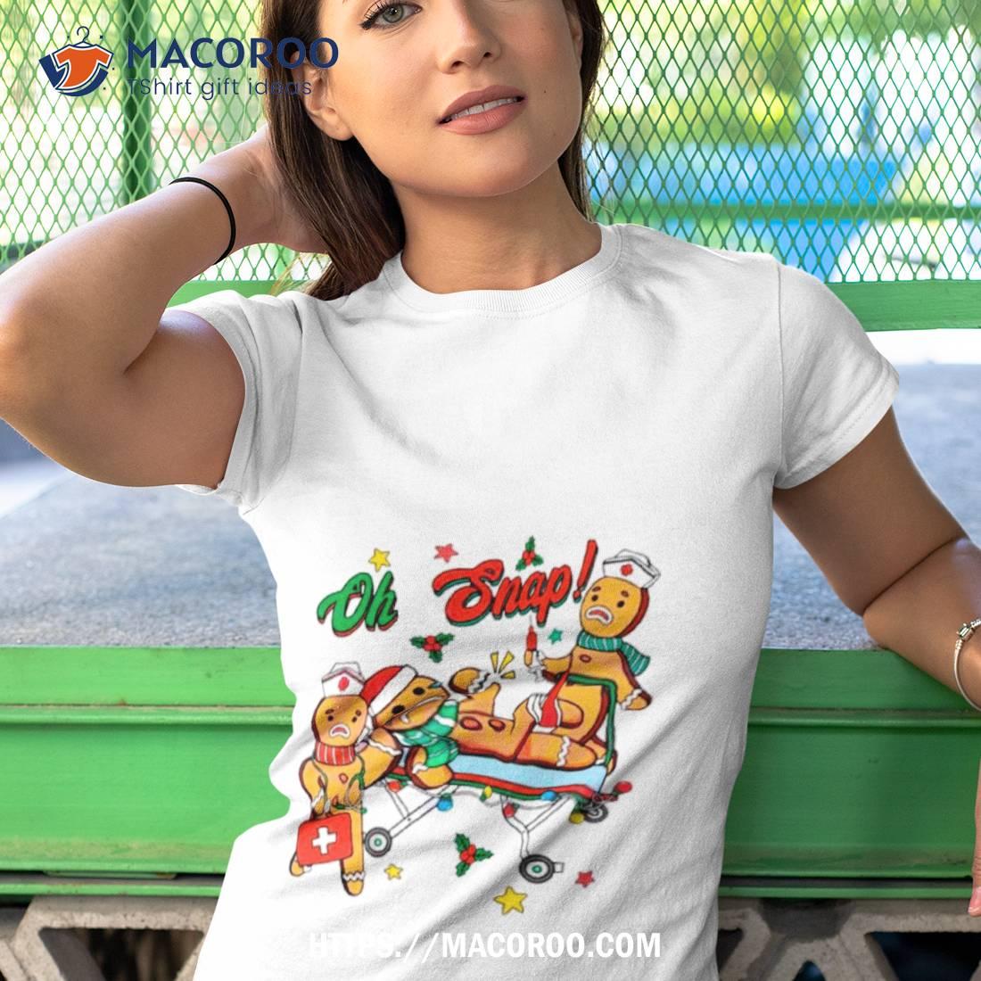 Oh Snap Gingerbreads Bone Shirt Oh Snap Gingerbreads Bone Shirt