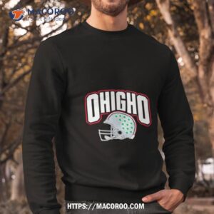 Ohio State Buckeyes Helmet Weed Ohigho Sweatshirt