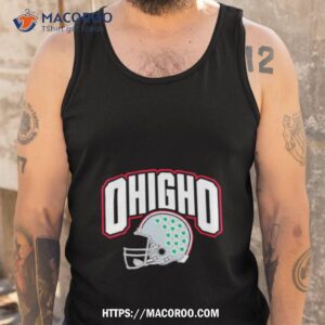 Ohio State Buckeyes Helmet Weed Ohigho Tank Top
