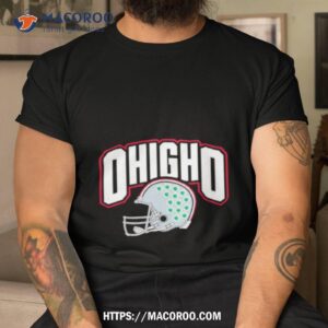 Ohio State Buckeyes Helmet Weed Ohigho Shirt