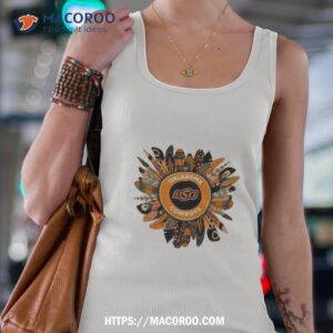 Oklahoma Osu Cowboys Flower Game Day 2023 T Shirt