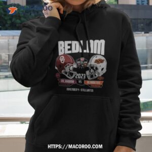 Oklahoma Sooners Vs Oklahoma State Cowboys 2023 Bedlam Football Matchup Shirt